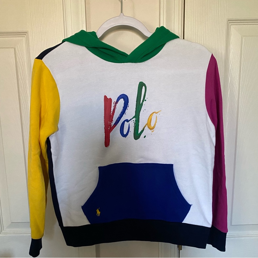 Polo Ralph Lauren Kids Color-Blocked Logo Fleece Hoodie